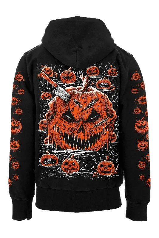 functional coatPossessed Pumpkin Patch Hoodie w/ Pumpkin Sleeves