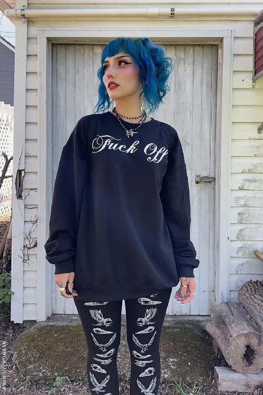 cold weather coatF*ck Off Sweatshirt