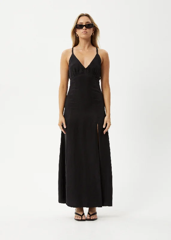 statement dressAFENDS Womens Grace - Cupro Maxi Dress - Black