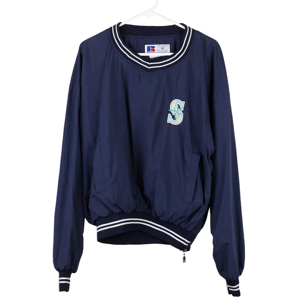 casual utility jacketSeattle Mariners Russell Athletic Windbreaker - Medium Navy Polyester