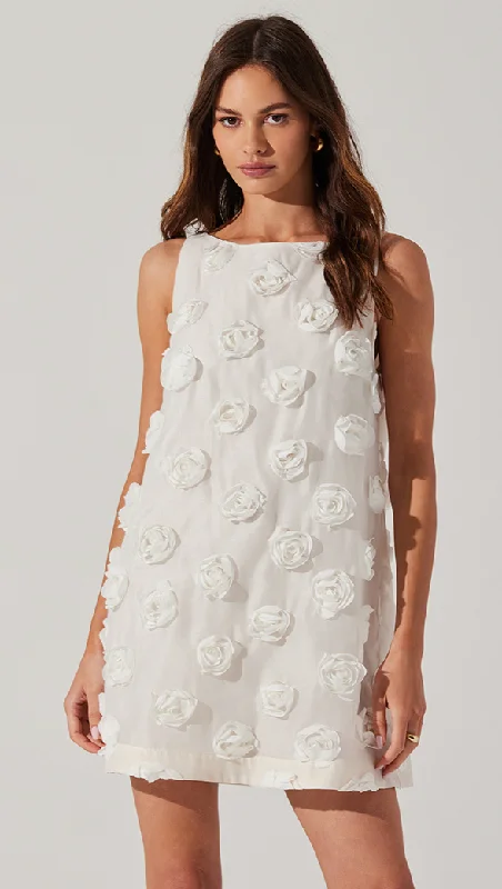 ruffle dressFloria White Mini Dress by Astr The Label