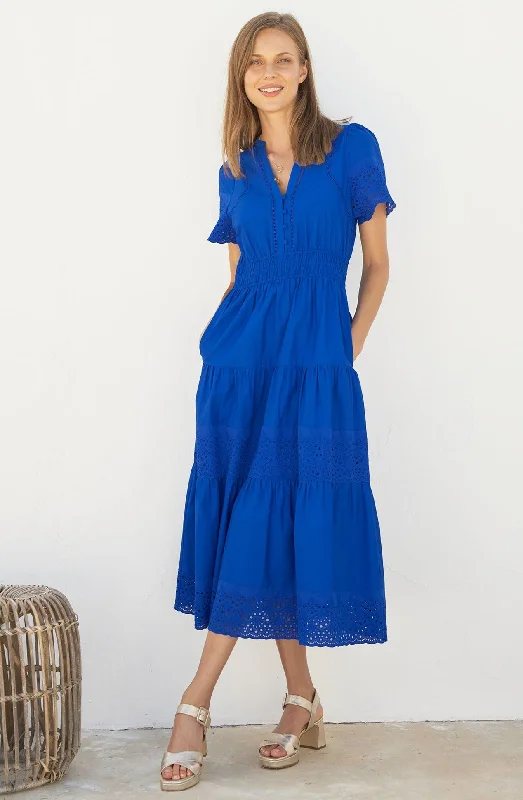 vintage dressBroderie Sienna Dress | Cobalt