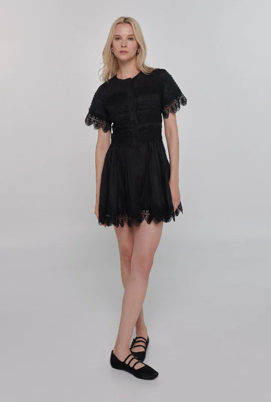 tiered dressVIOLETTA DRESS BLACK