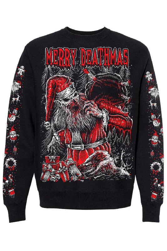 wool-blend coatMerry Deathmas Christmas Sweatshirt