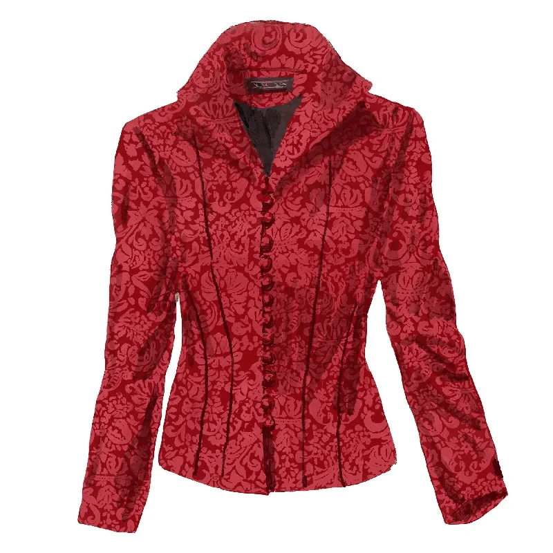 high-quality coatSilk Brocade Jacket