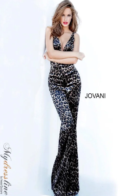 knit dressJovani 8012