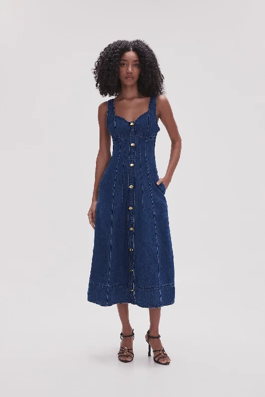 structured dressMay Denim Midi Dress