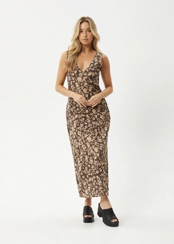 vintage dressAFENDS Womens Juliet - Maxi Dress - Coffee