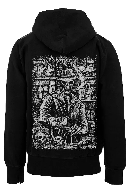 modern outerwearPick Your Poison Skeleton Hoodie