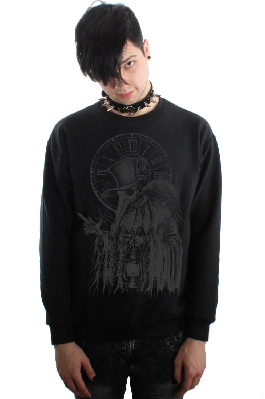 warm trench coatPlague Doctor Sweatshirt [GREY ASHES]