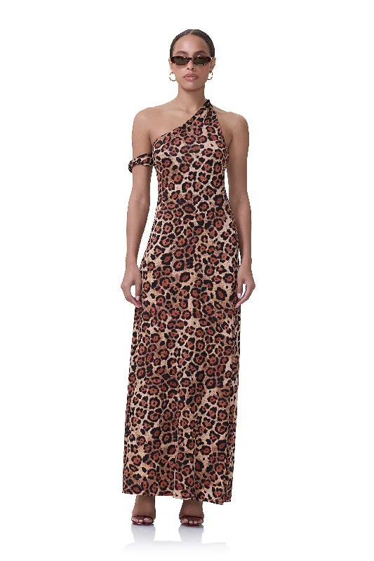 fitted dressPaulette Dress - Cocoa Leopard