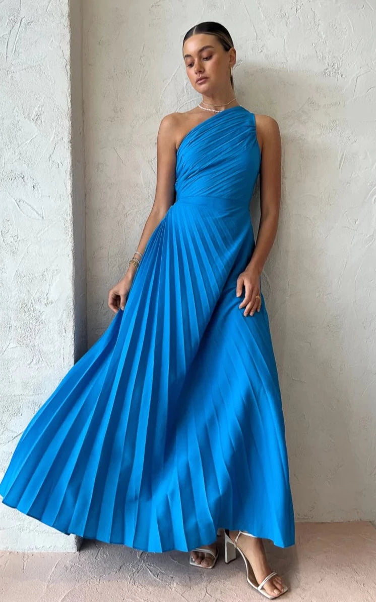 relaxed fit dressAZALEA GOWN IN BLUE