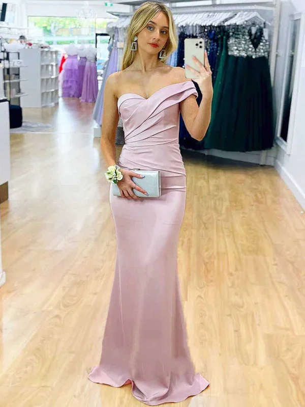 wrap-around dressPurple One Shoulder Satin Mermaid Long Prom Dress,DP1607