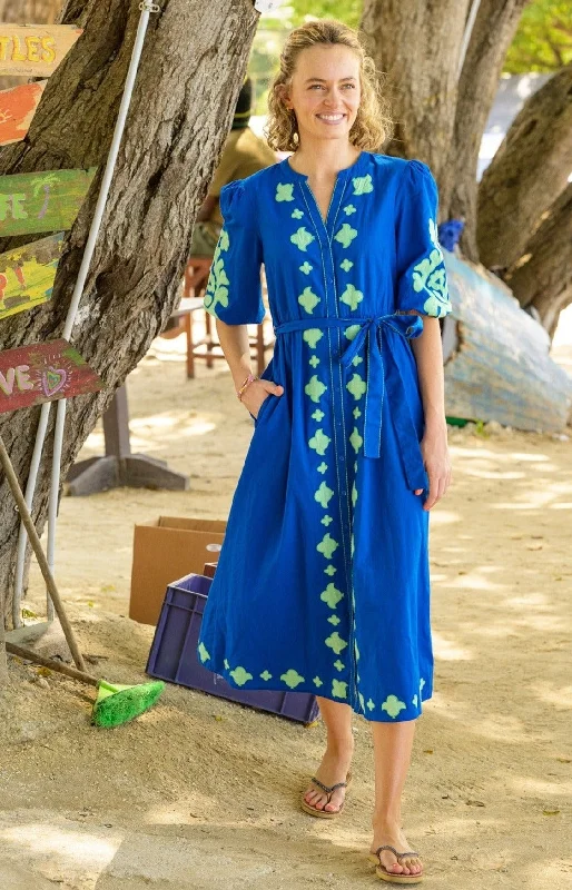 formal dressMilly Applique Dress | Cobalt Blue/Green