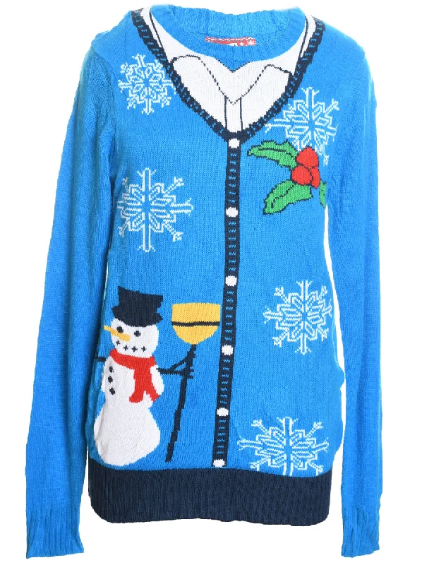 lightweight outerwearSnowman Christmas Jumper - M