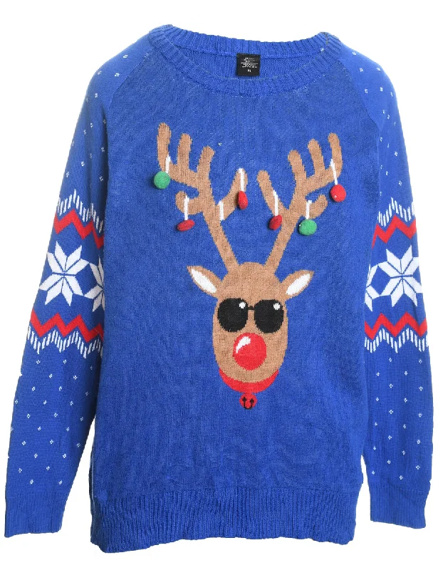 chic outerwearReindeer Christmas Jumper - XL