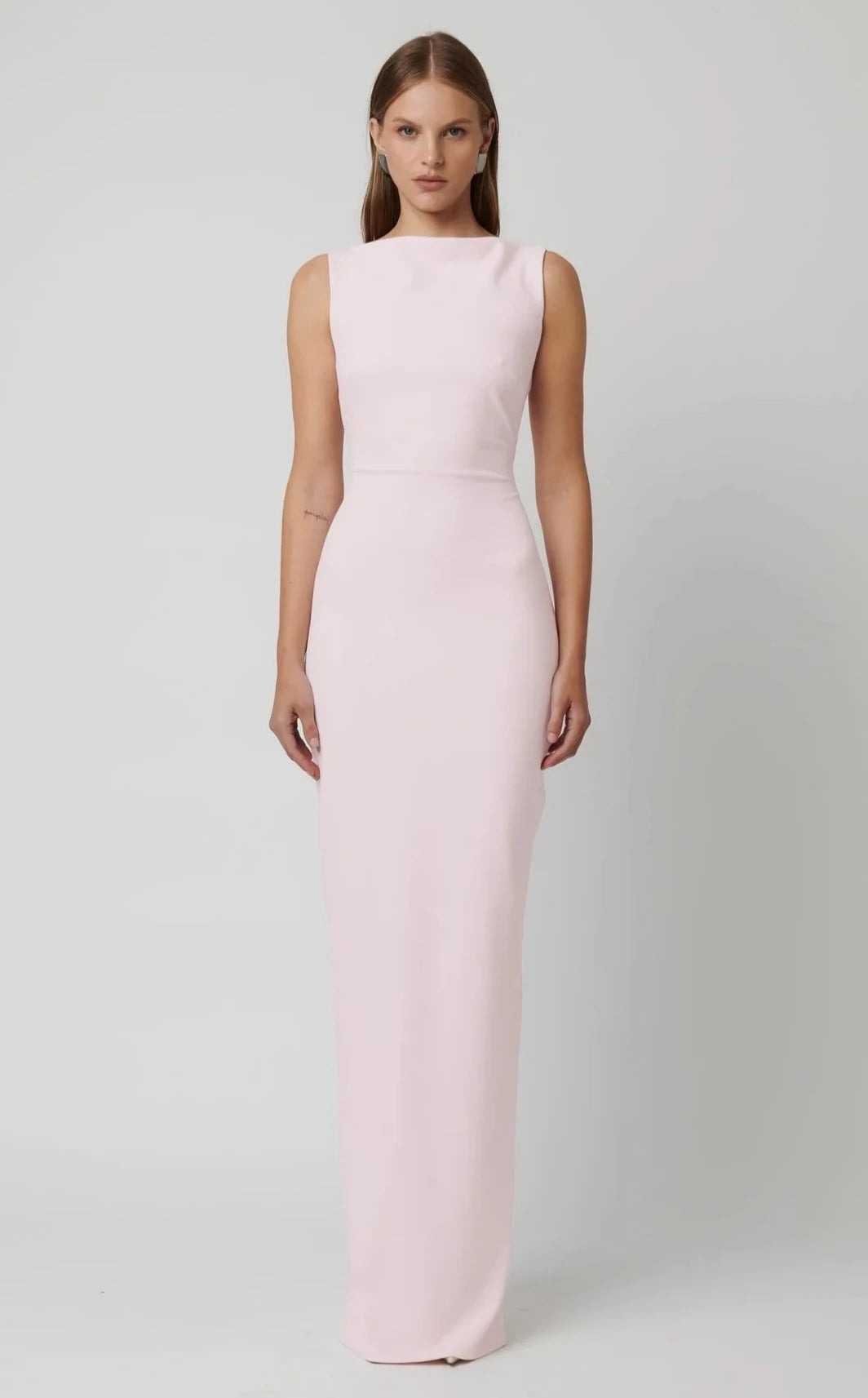 casual midi dressVerona Gown (Ice Pink)