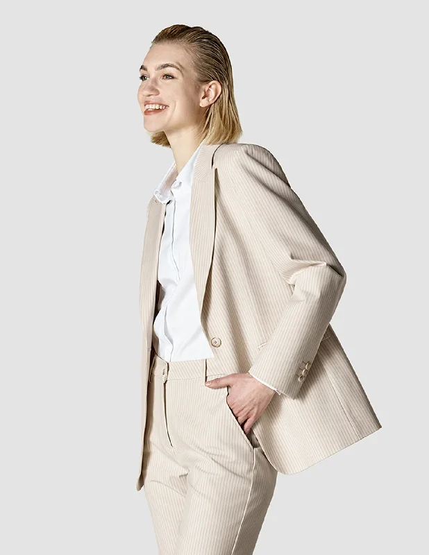 contemporary trench coatEssential Blazer Cream Latte