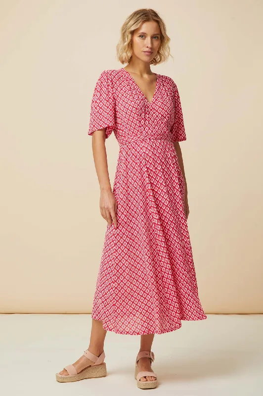 wrap-around dressShelley Wrap Dress | Cerise/Pink