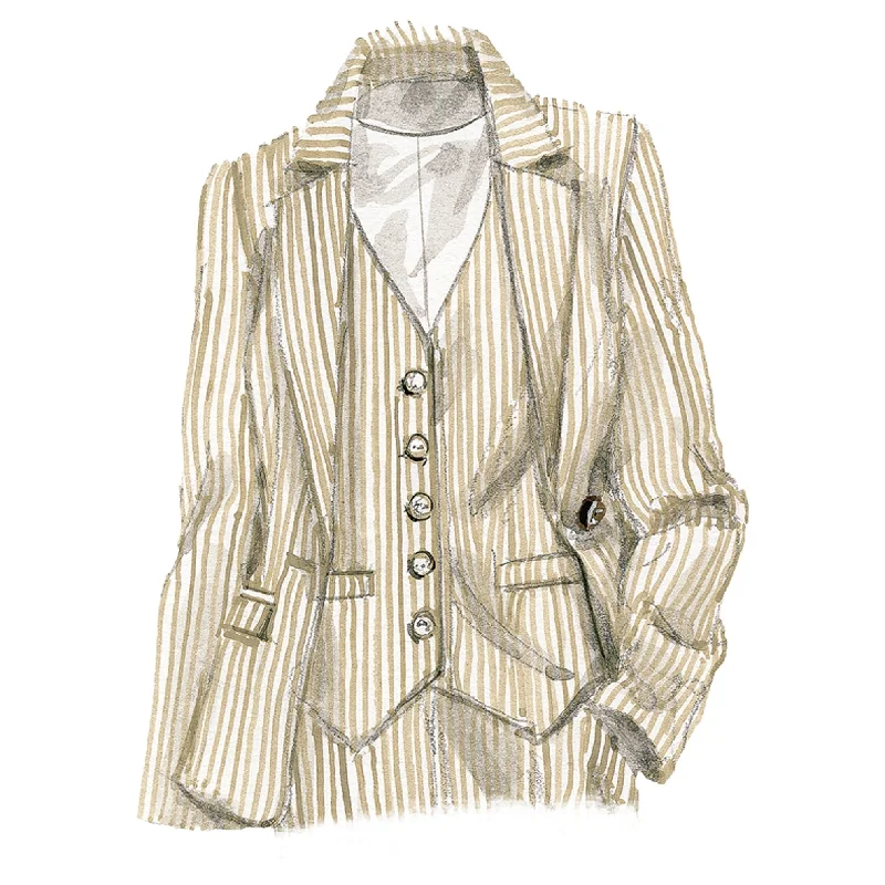 stylish blazer coatFlorentine Seersucker Blazer