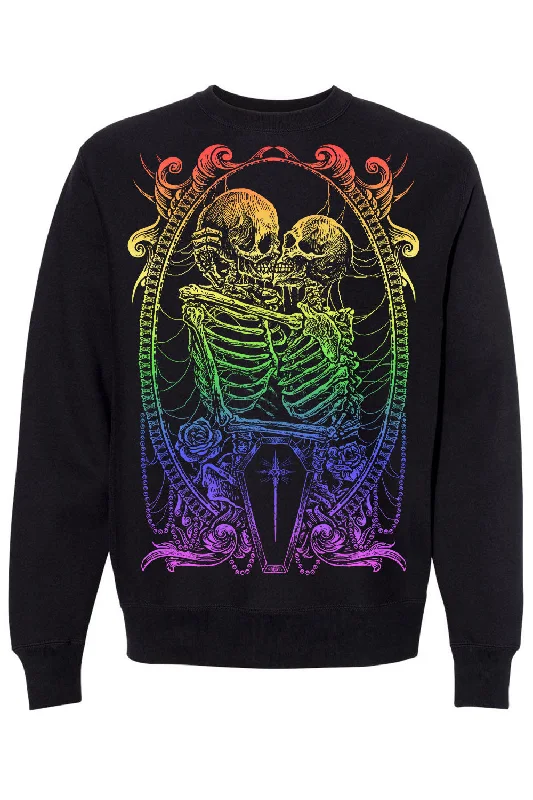 raincoatPride Skeleton Love Sweatshirt [RAINBOW]