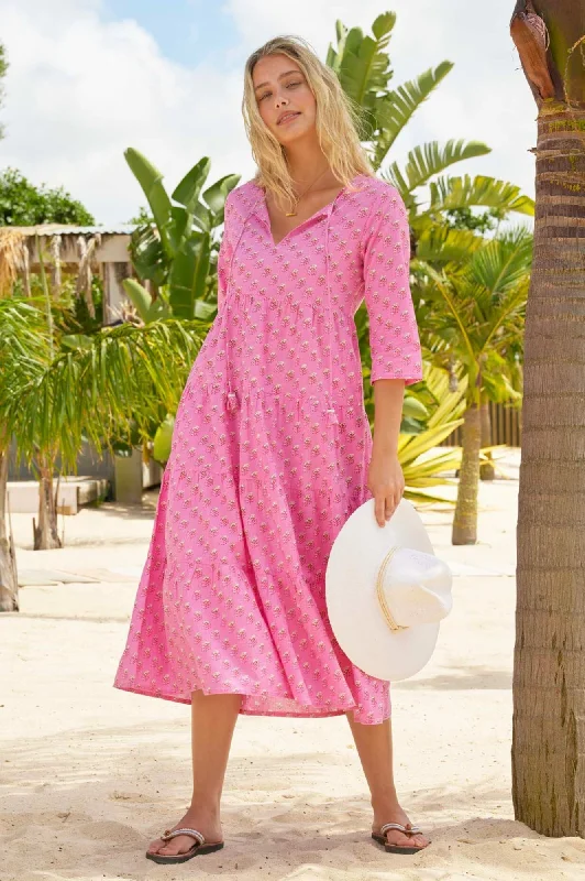 modern dressEmma Cotton Dress | Periwinkle Pink