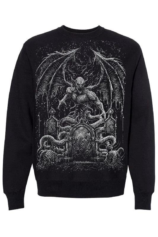 raincoatCemetery Spawn Sweatshirt [METALLIC SILVER]