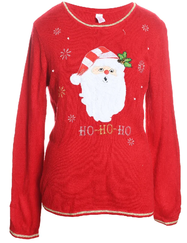 functional coatSanta Claus Christmas Jumper - L