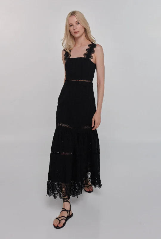 elegant evening dressIBIZA DRESS BLACK