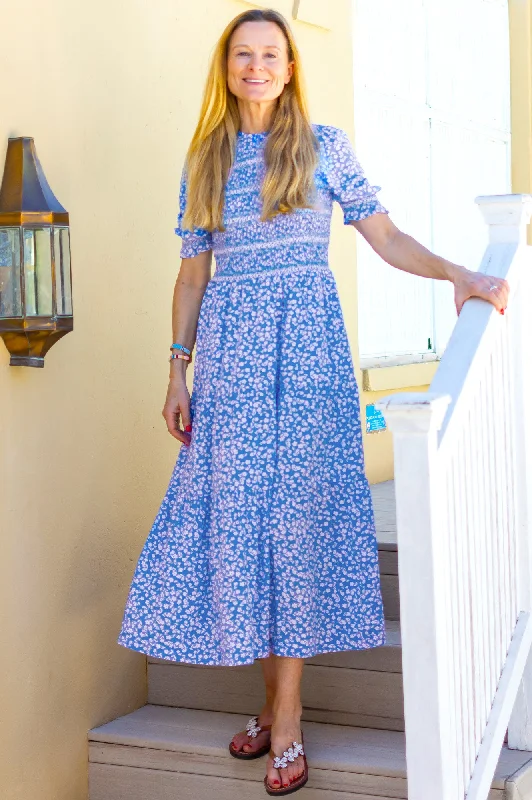 comfy dressAmalie Dress | Daisy Flower Blue