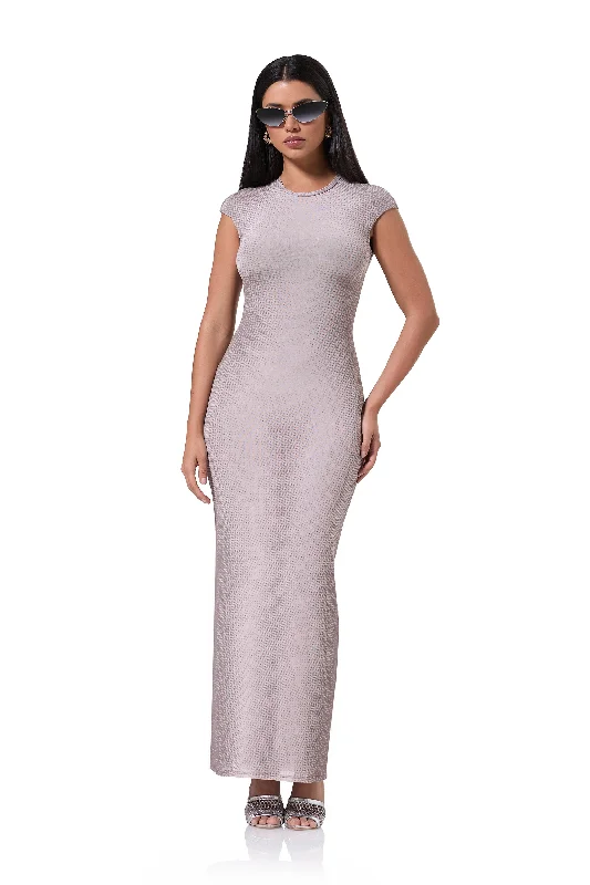 draped dressCody Maxi Dress - Nude Illusion