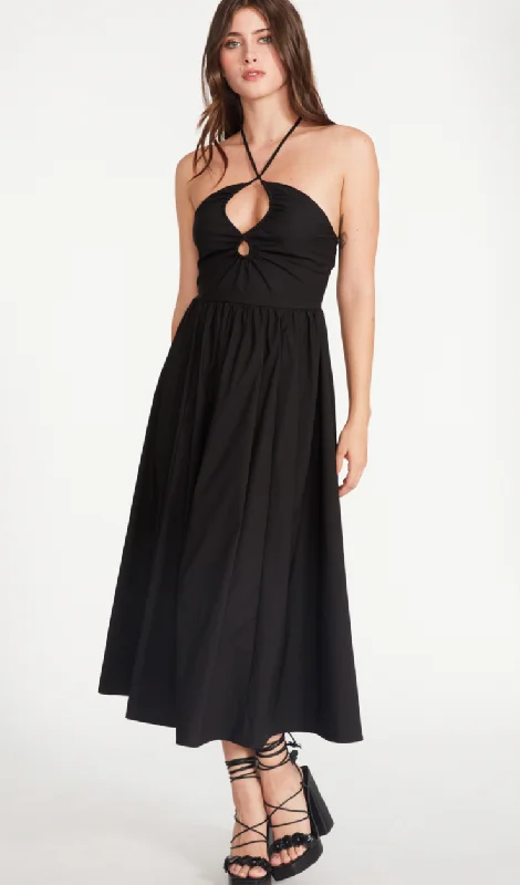 elegant shift dressThe Black Halter Dress by Steve Madden