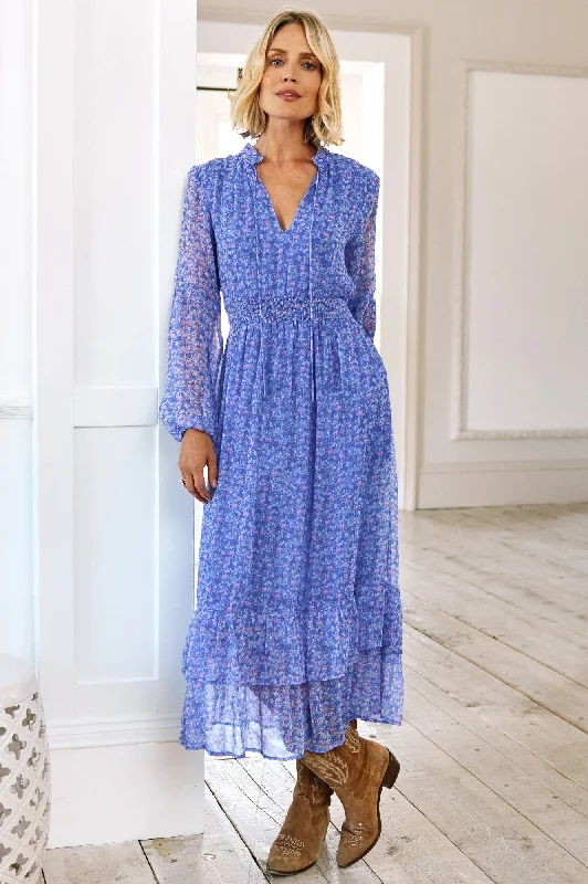 casual shift dressAna Dress | Meadow Bloom Blue