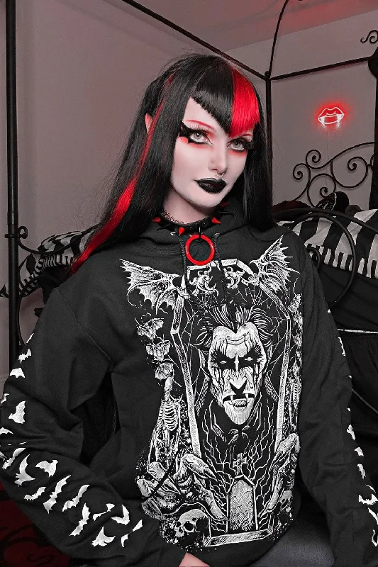 sleek jacketCount Dracula Hoodie [Zipper or Pullover]