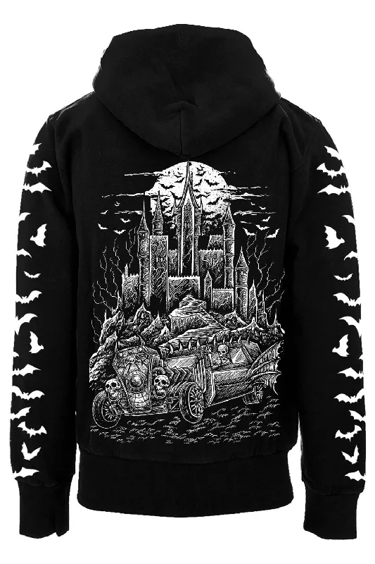 retro coatHot Rod Hearse Hoodie [Zipper or Pullover]