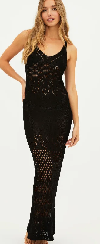 ashionable dressBlack Crochet Dress by Beach Riot