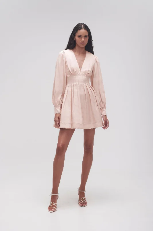 off-the-shoulder dressAmelia Plunge Mini Dress