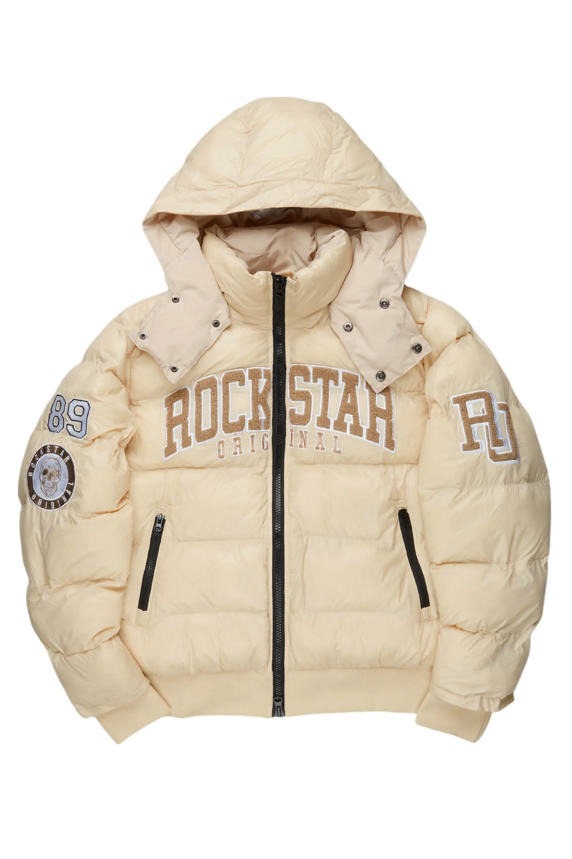 long coatEsmeralda Beige Puffer Jacket