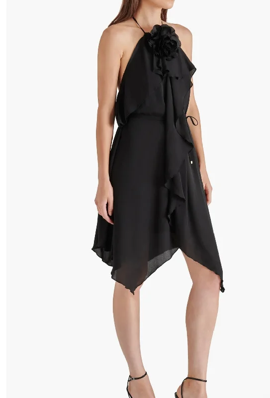 layered dressRosette Midi Dress in black by Steve Madden