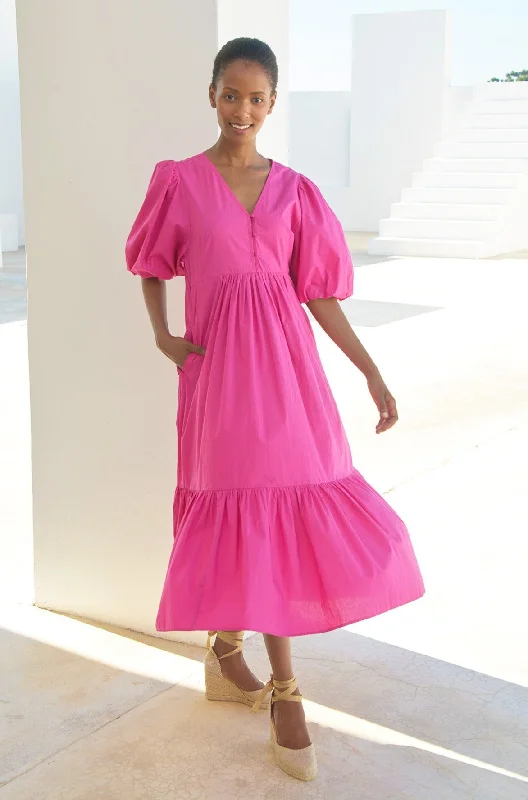 winter dressDelta Dress | Bright Pink