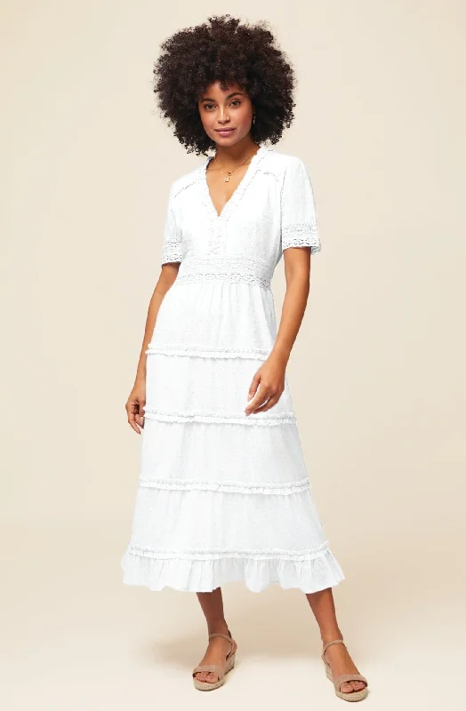 pleated dressViola Dress | White