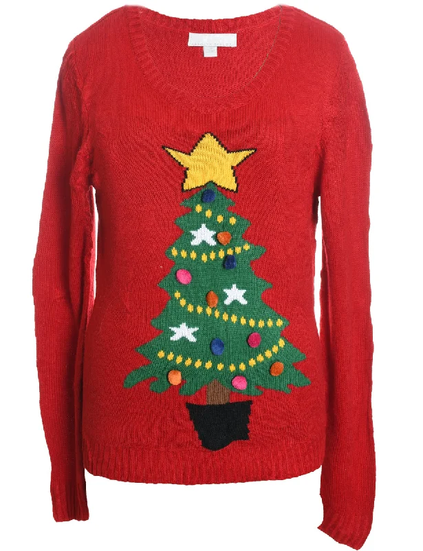 premium puffer coatRed Christmas Jumper - XL