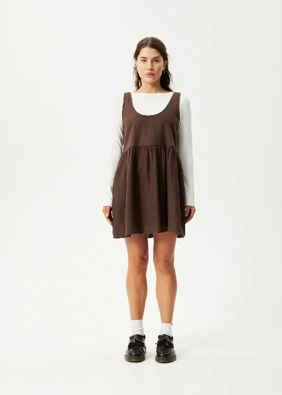 puff sleeve dressAFENDS Womens Jesse - Mini Dress - Coffee