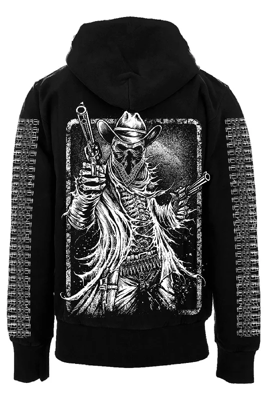 oversized coatWestern Goth Cowboy Hoodie [Zipper or Pullover]