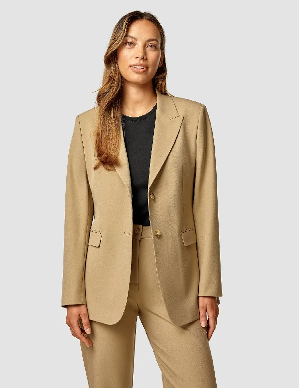 cozy coatEssential Blazer Caramel