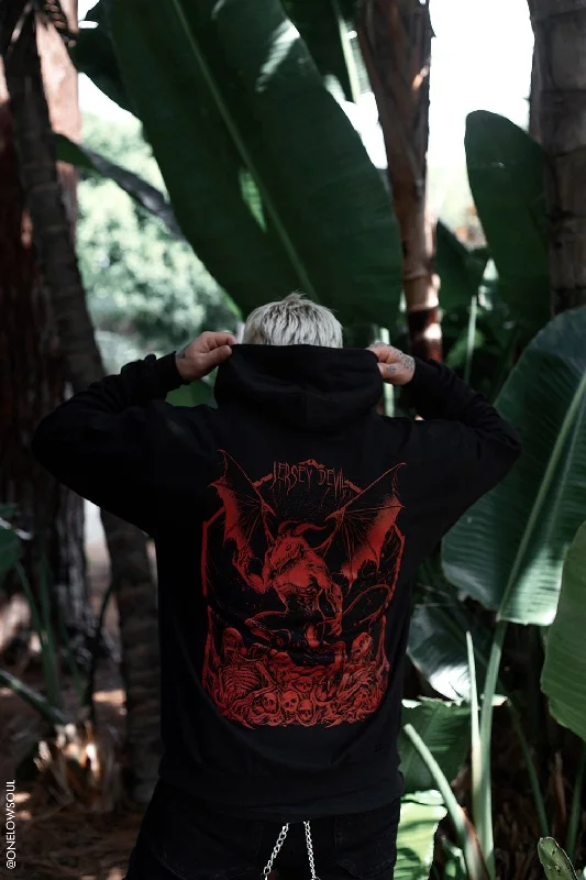 oversized puffer coatJersey Devil Hoodie [Zipper or Pullover]