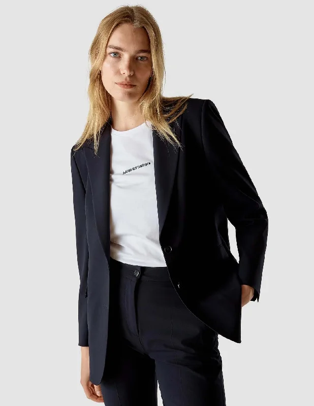 utility coatEssential Blazer Midnight Blue