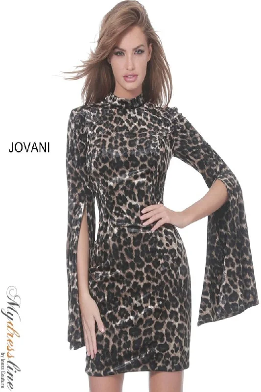 wool dressJovani 04889