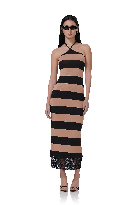 stylish dressCiela Dress - Almond Stripe